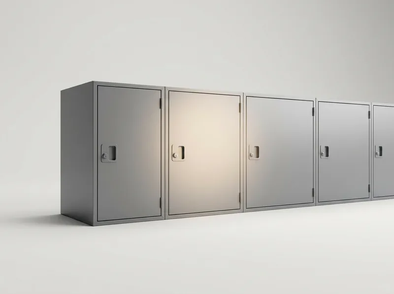 Locker storage unit render