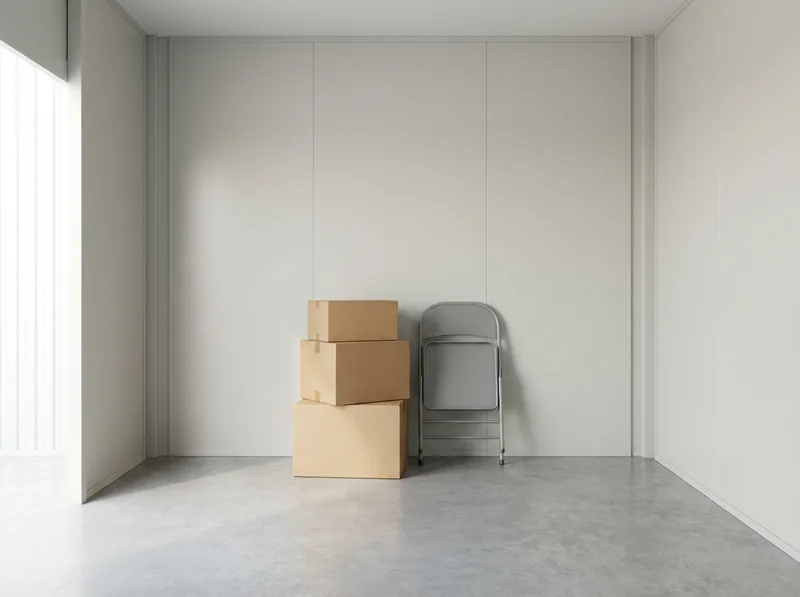 Storage unit interior render
