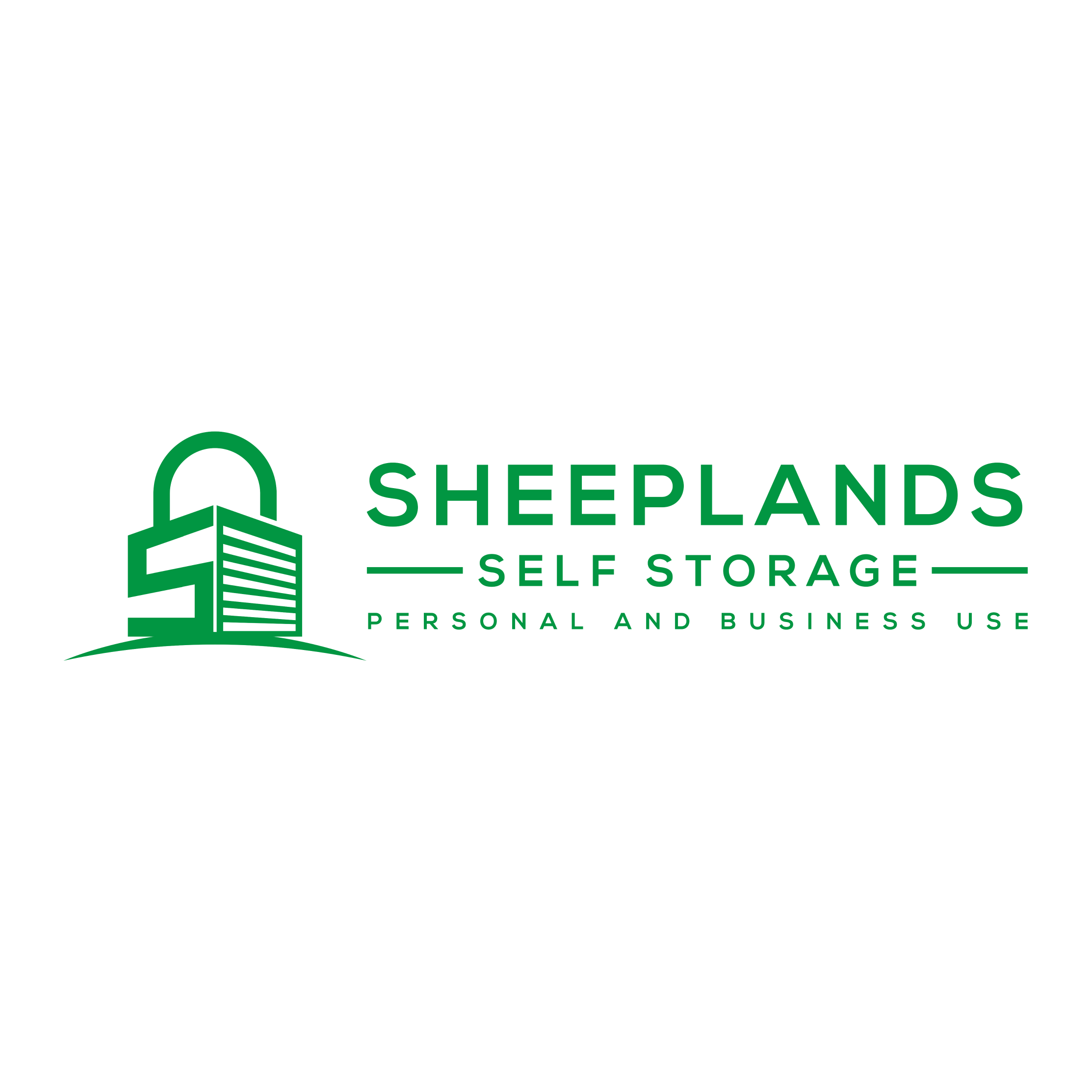 Sheeplands Storage green on white (1)