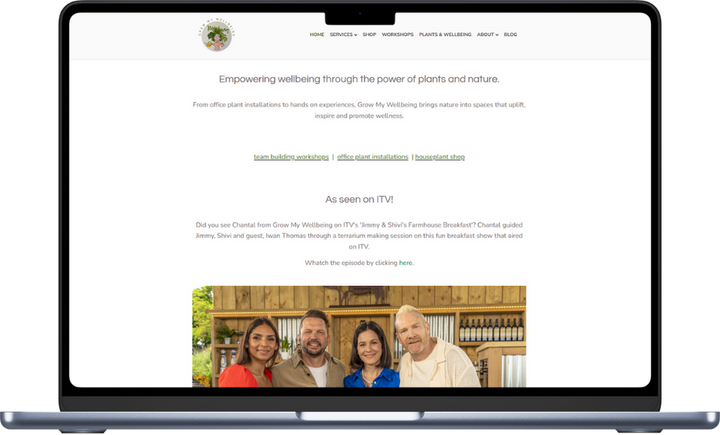 Grow My Wellbeing new website