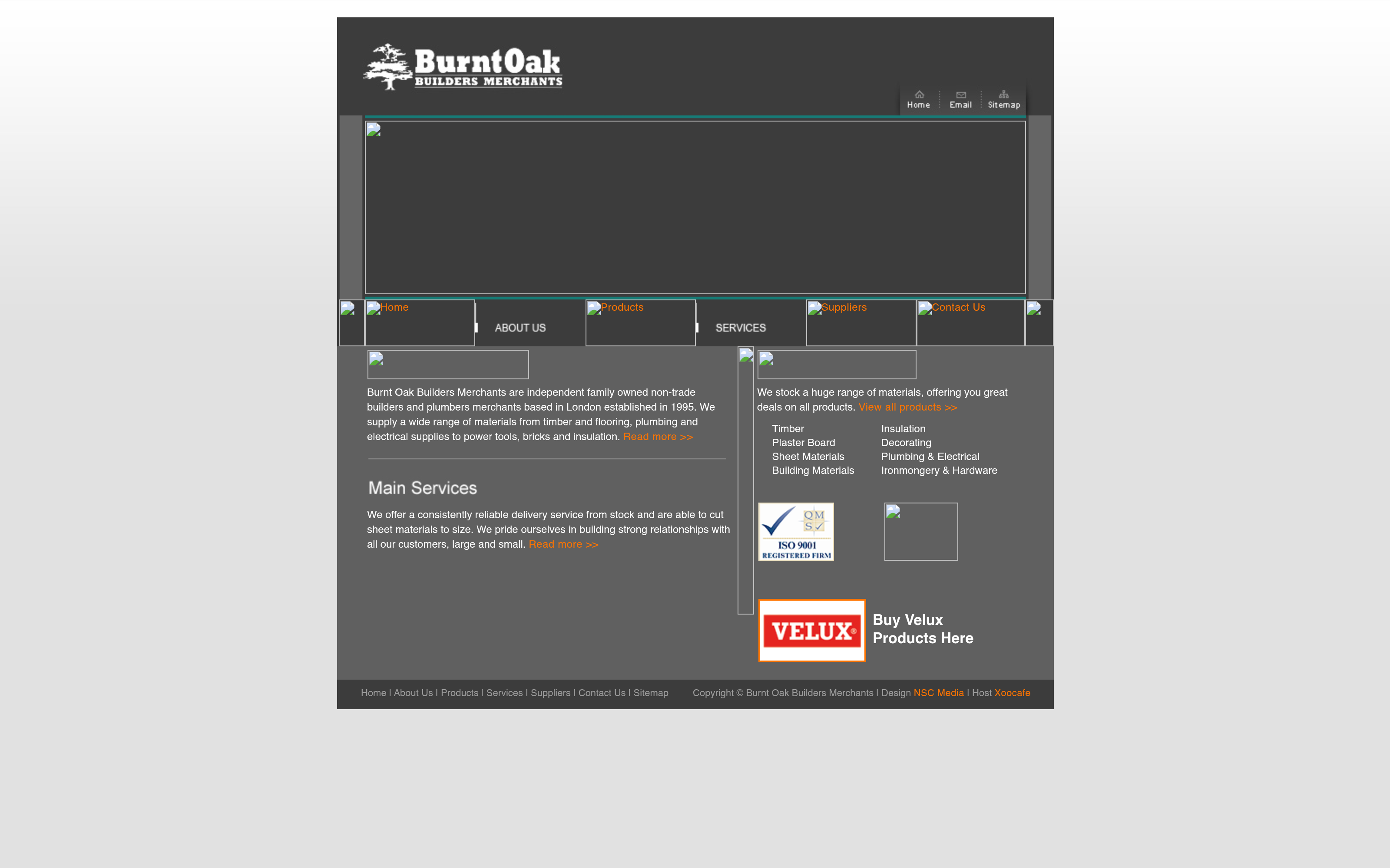 Previous Burnt Oak Timber website