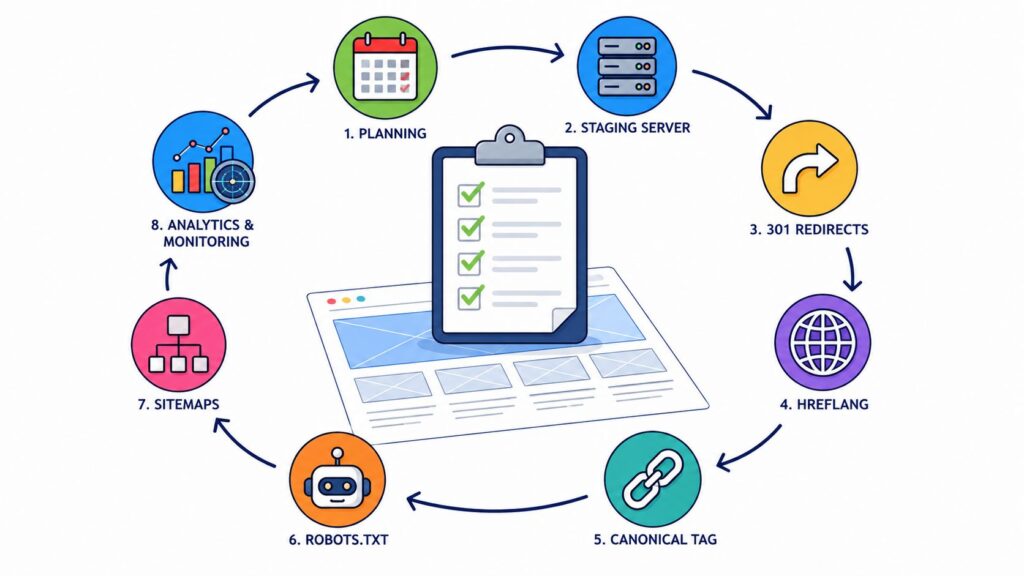 SEO Migration Checklist: 8 Steps to Protect Rankings