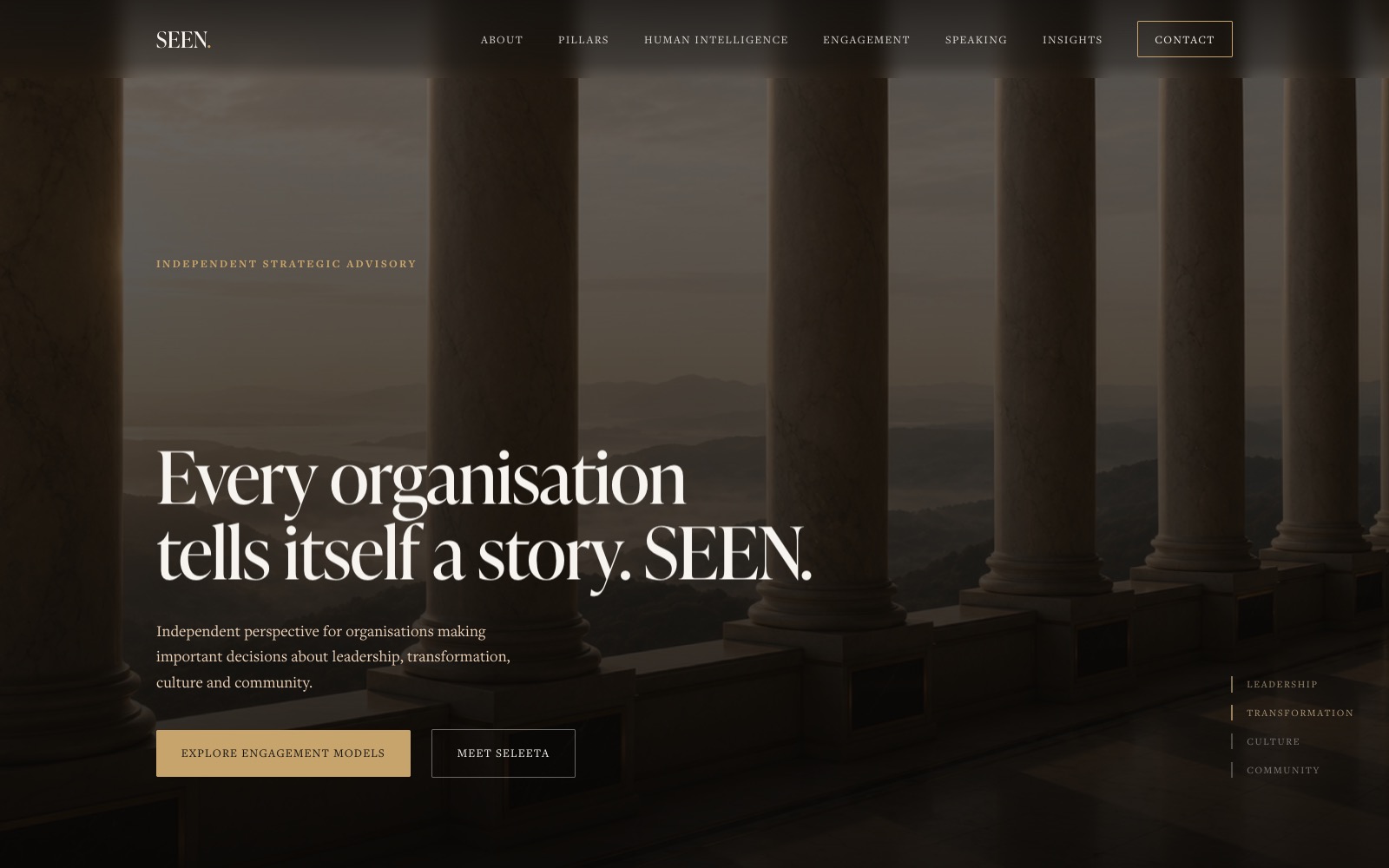 SEEN. by Seleeta Walker homepage