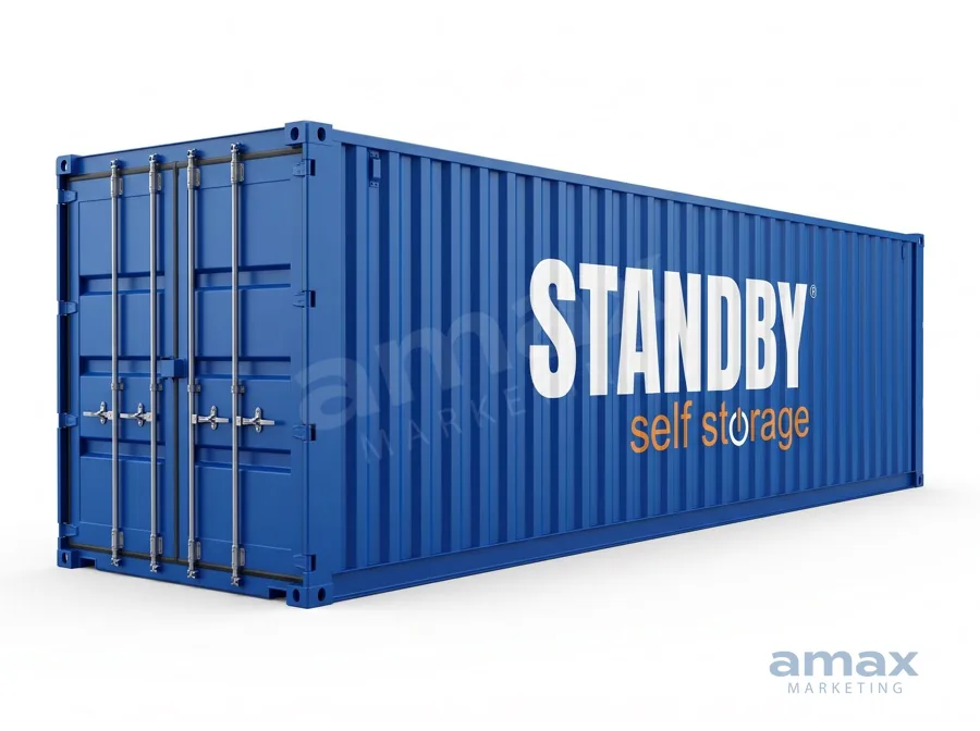 320 sq ft container unit render
