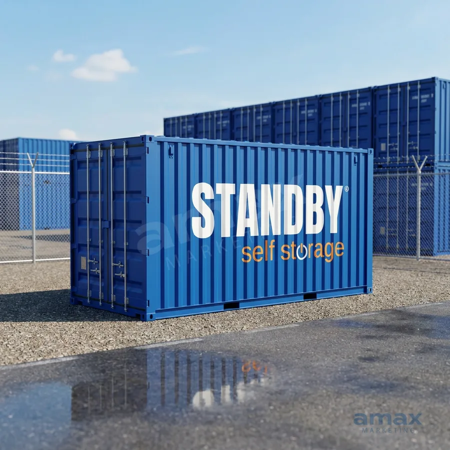 Storage Unit Renders 9 Container storage unit shown in a real setting