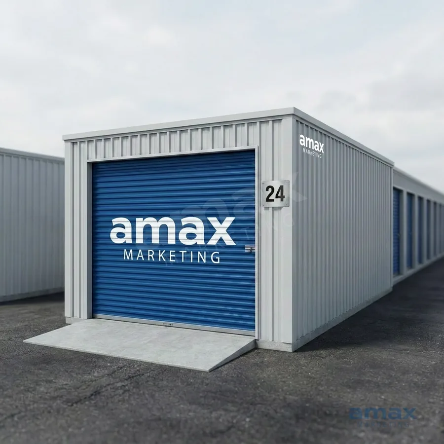 Storage Unit Renders 10 Drive-up storage unit shown in a real setting